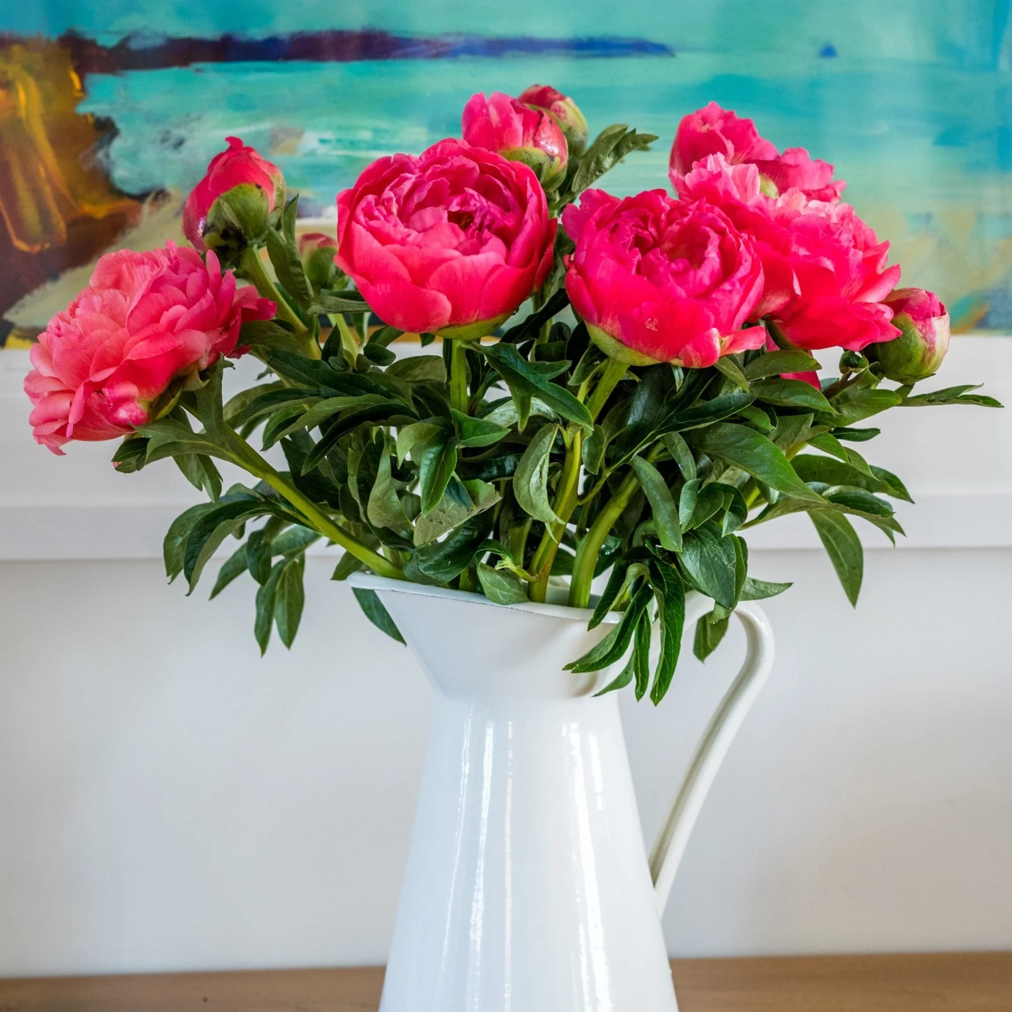 Peonies - Coral - Image 3